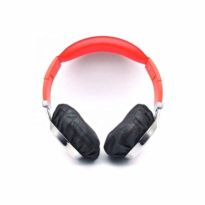 black Disposable Headset Covers Elastic Band  Disposable Ear Covers For Headsets
