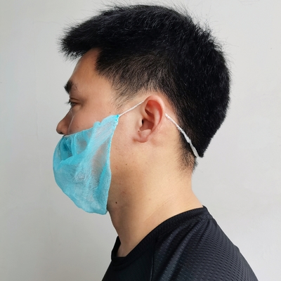 Disposable Nonwoven Beard Cover ISO CE Certified Eco-Friendly