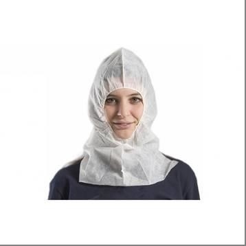 PP Non Woven Hood Head Cover Caps Balaclava Snood Caps  19" 21" 24"