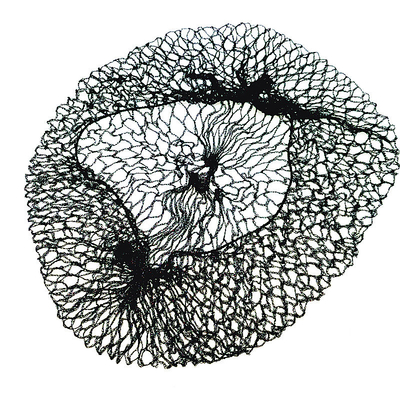 Chef XXL White Head Round Hairnet Disposable For Food Kitchen Elastic