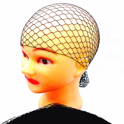 100pcs Black Hair Net Invisible Elastic Edge Mesh